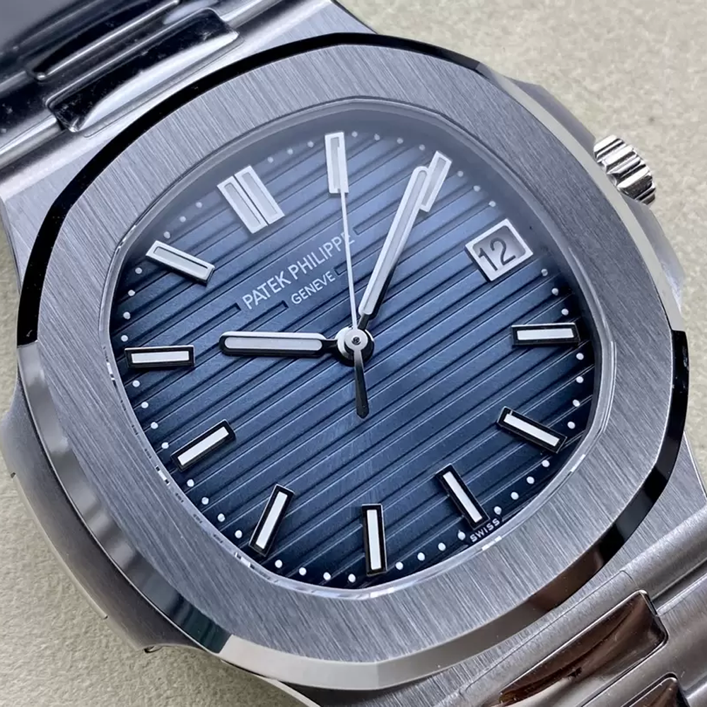 3K공장 파텍필립 노틸러스 블루 텍스처 다이얼 SS 브레이슬릿 41mm 5811