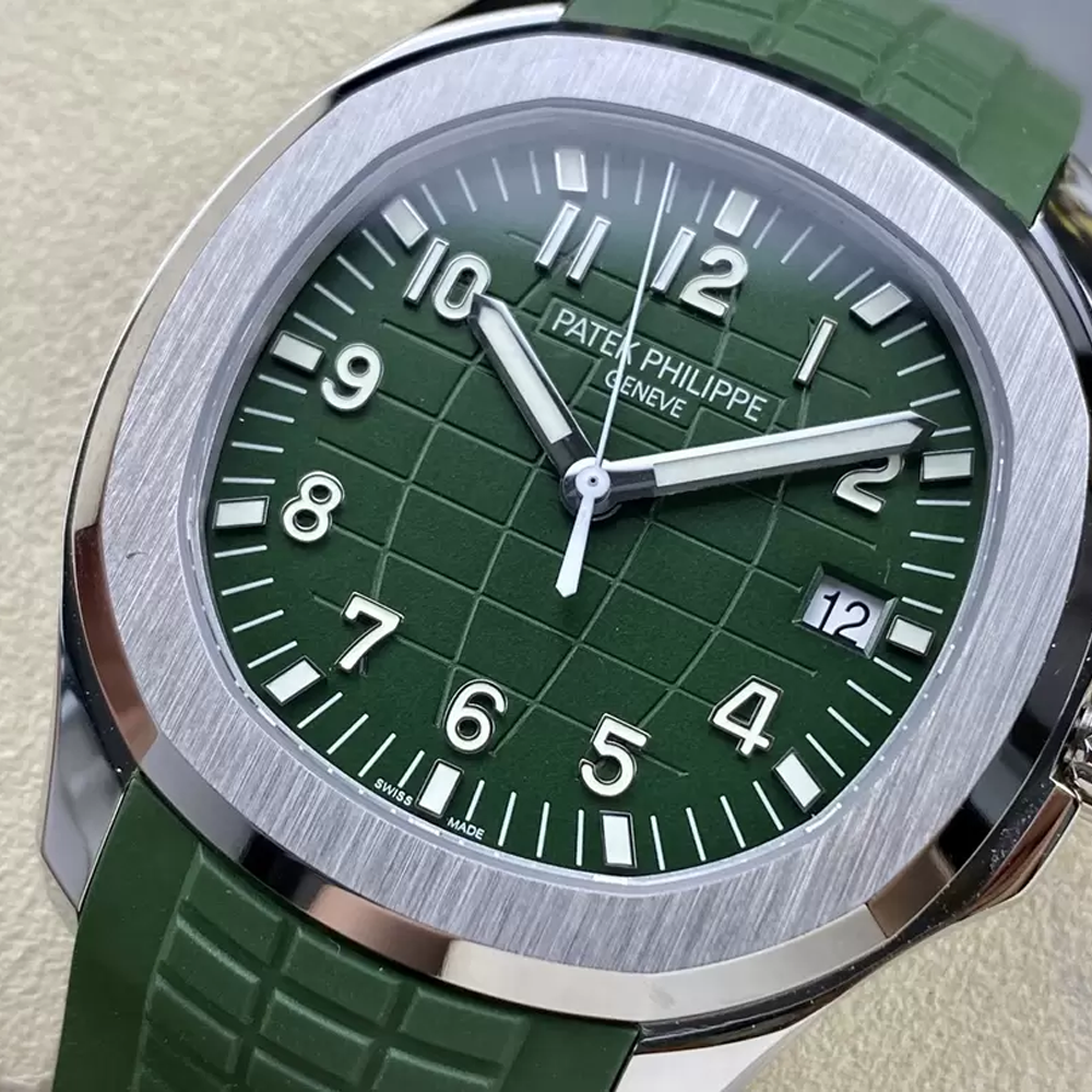 3K공장 파텍필립 아쿠아넛 그린 다이얼 SS 러버밴드 42mm 5168G