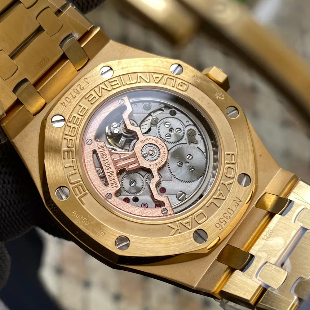 APS공장 오데마피게 로얄오크 퍼페츄얼 캘린더 옐로우골드 다이얼 YG 금통 41mm 26574