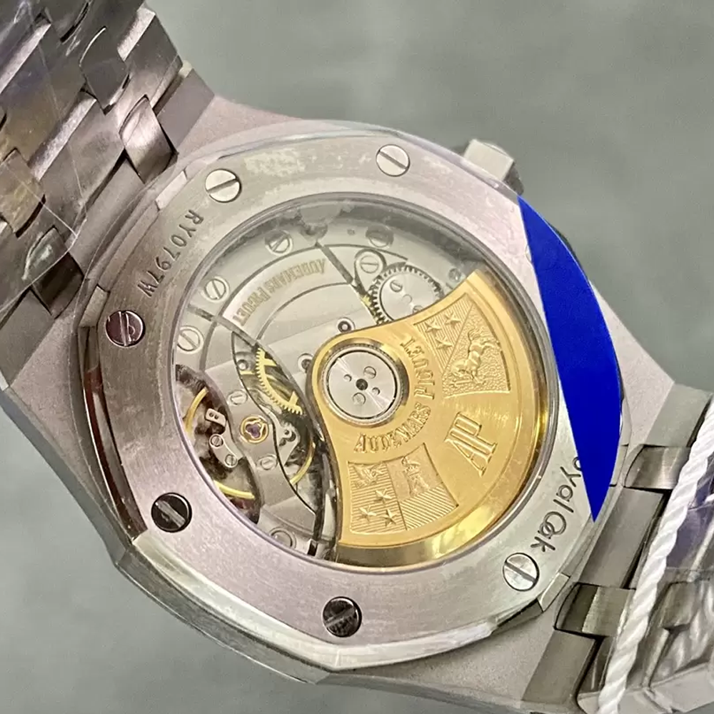 IP공장 오데마피게 로얄오크 그레이 텍스처 다이얼 SS 브레이슬릿 37mm 15450