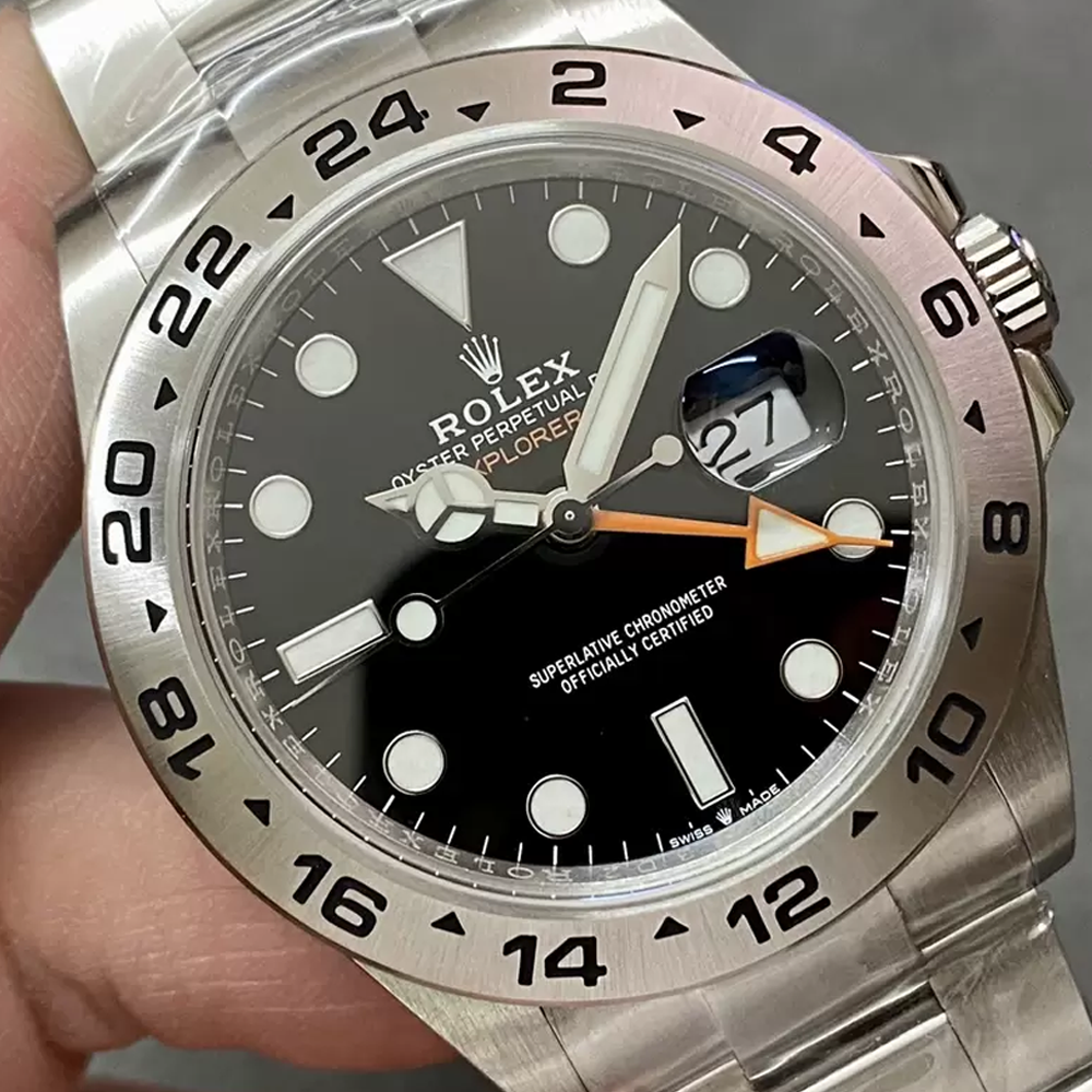 C+공장 롤렉스 익스플로러 II 검판 다이얼 SS 브레이슬릿 42mm 226570