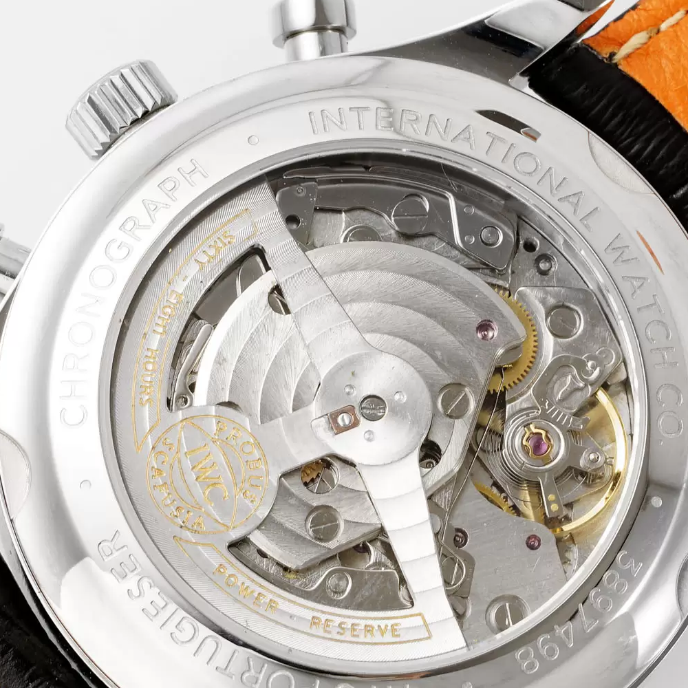 APS공장 IWC 포르투기저 크로노그래즈 화이트 다이얼 가죽 스트랩 42mm IW390403