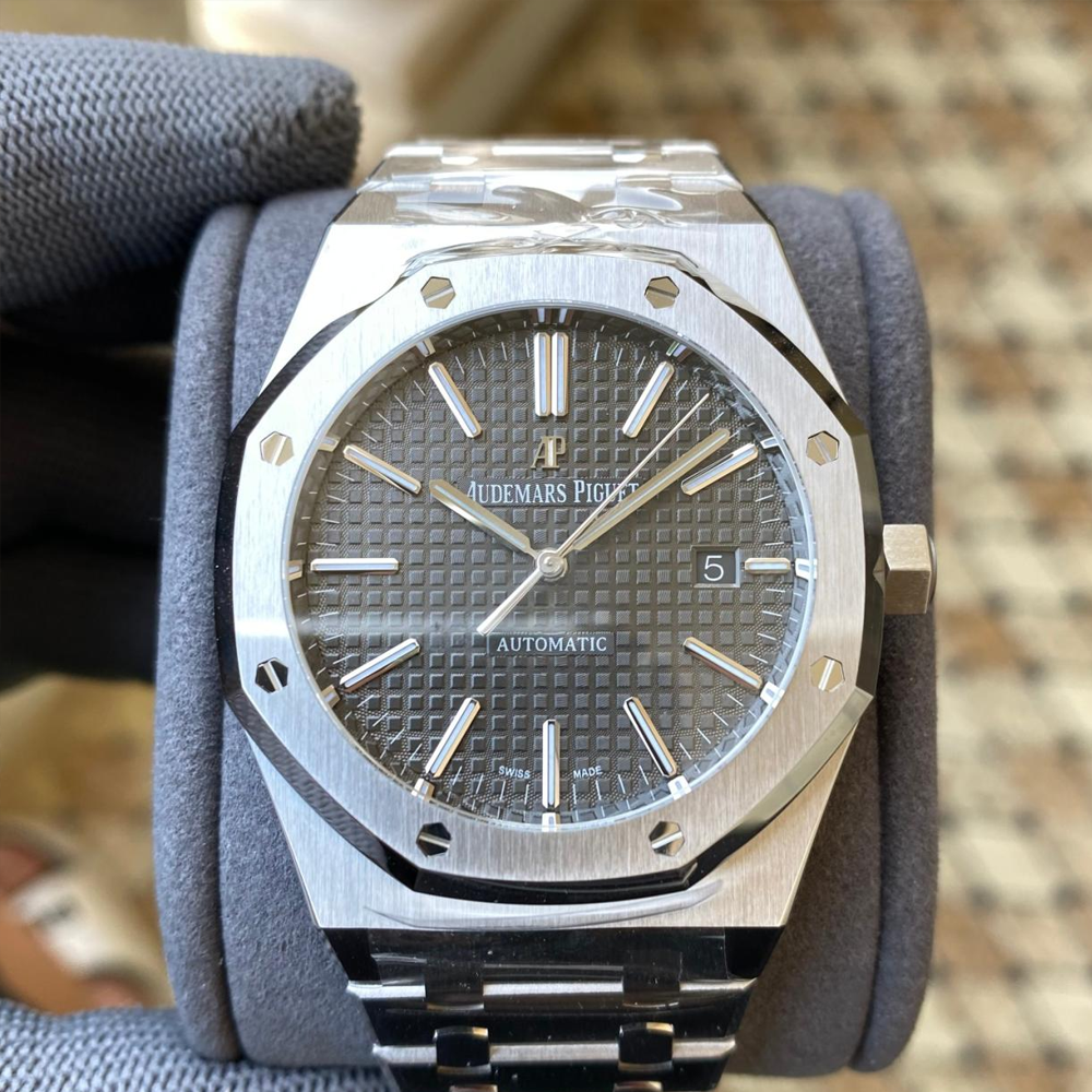 APS공장 오데마피게 로얄오크 그레이 텍스처 다이얼 SS 브레이슬릿 41mm V3 15400ST