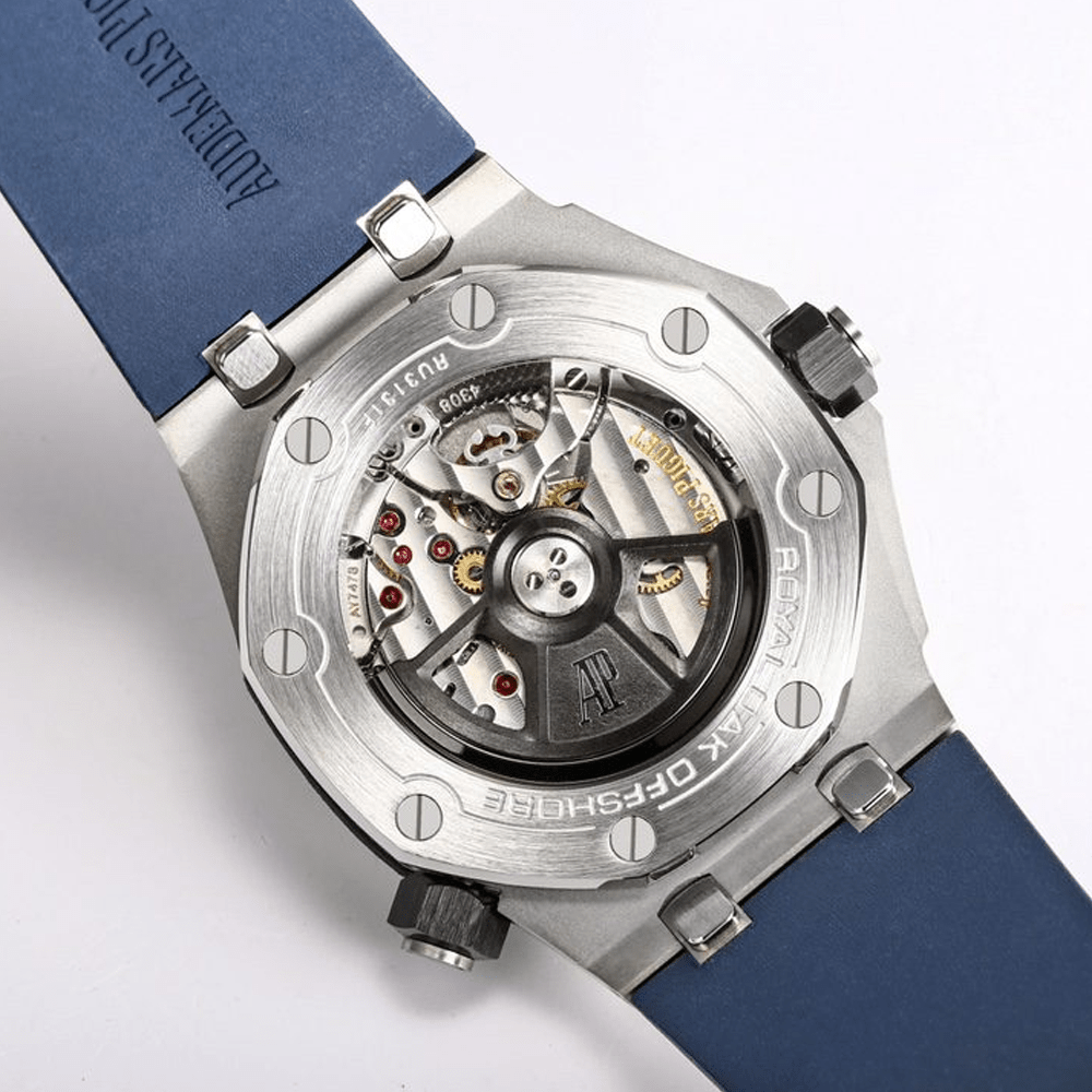 IP공장 오데마피게 로얄오크 오프쇼어 다이버 청판 다이얼 블루 러버 스트랩 42mm 15720ST