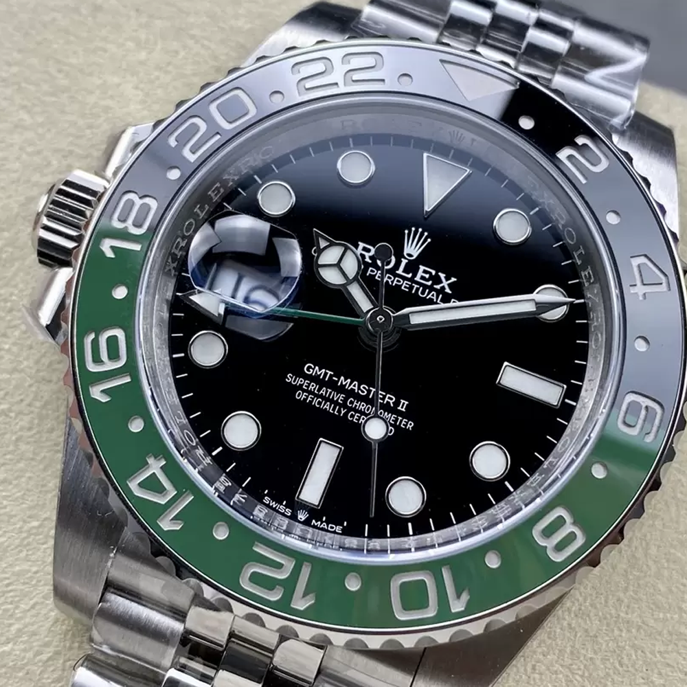 C+공장 롤렉스 GMT 마스터2 스프라이트 쥬빌레 브레이슬릿 40mm 126720 VTNR