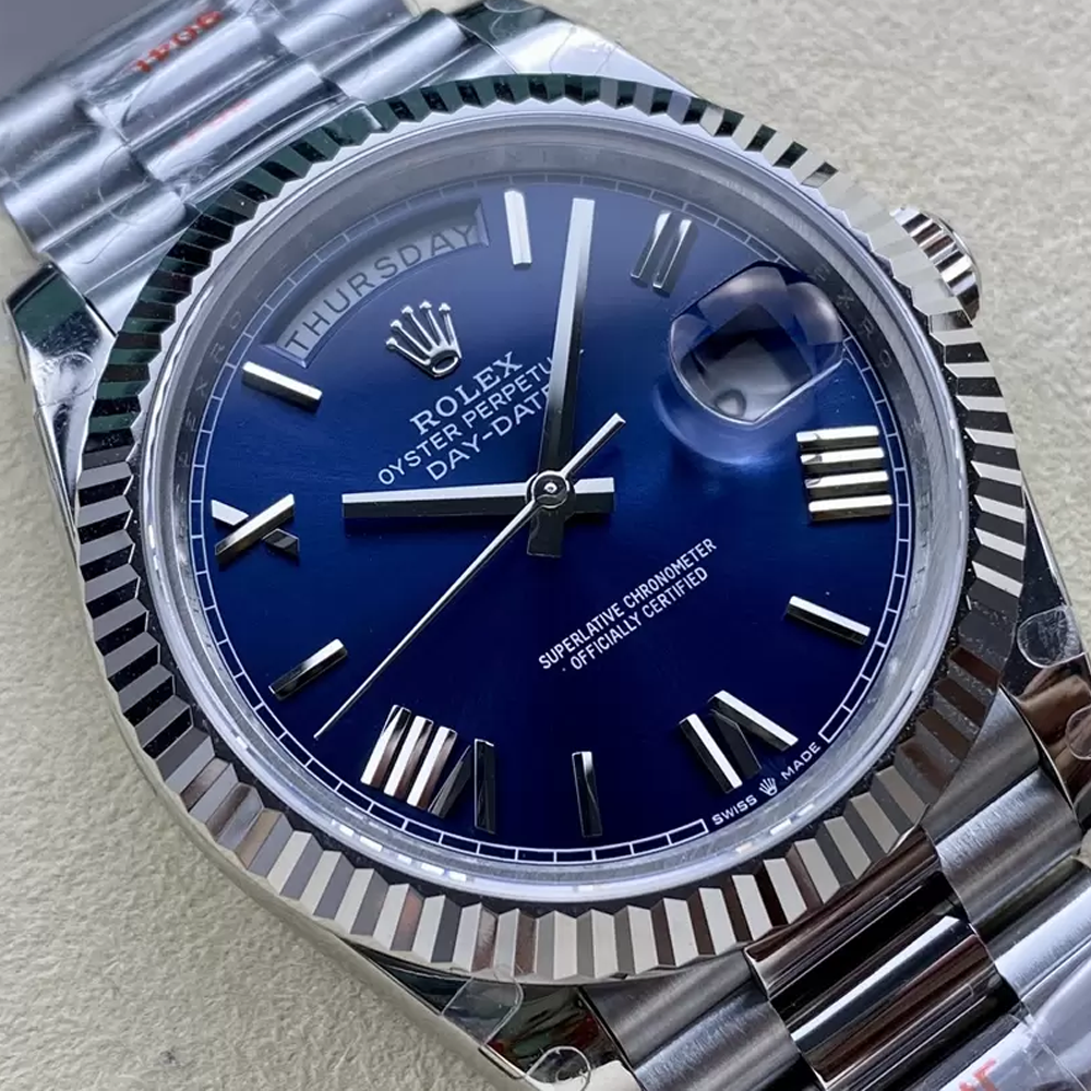 GM공장 롤렉스 데이데이트 청판 로만 다이얼 40mm V3(텅스텐 헤비 버전) 228236