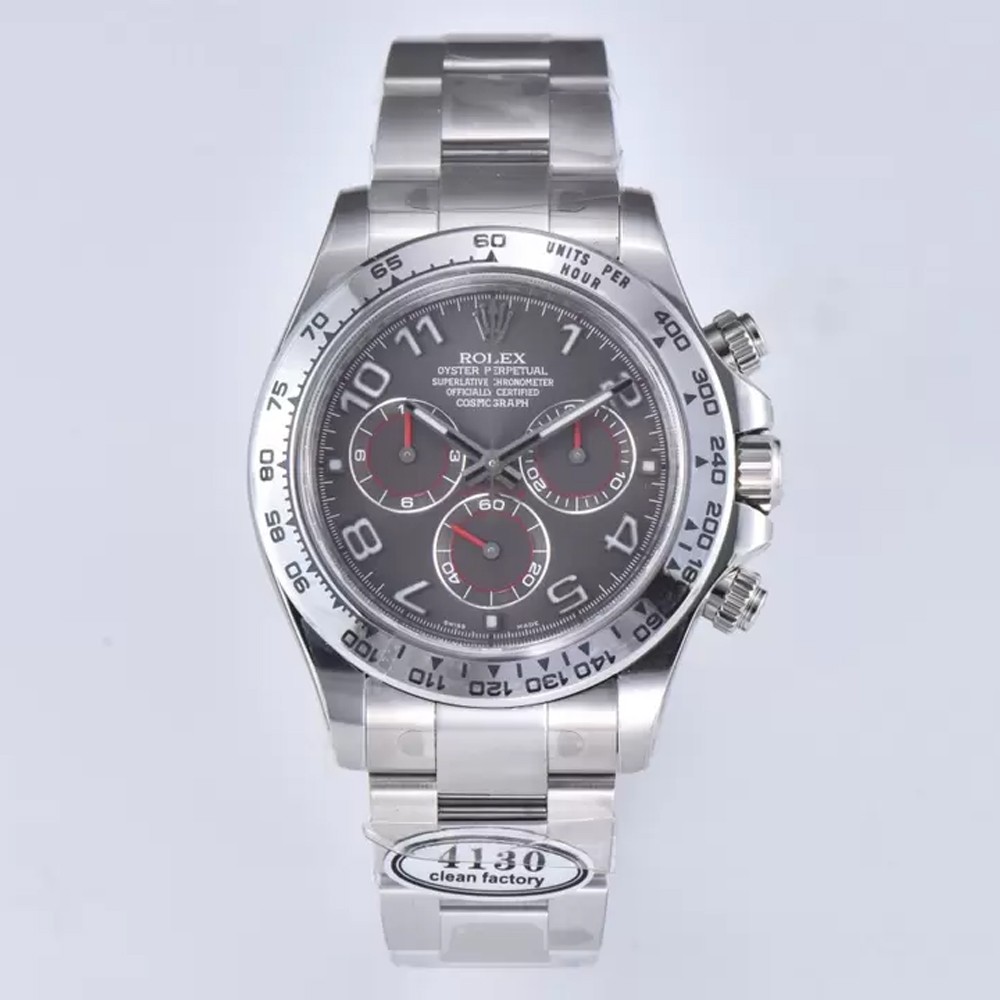 롤렉스 데이토나 크로노그래프 레이싱 그레이 다이얼 SS 브레이슬릿 40mm 116519