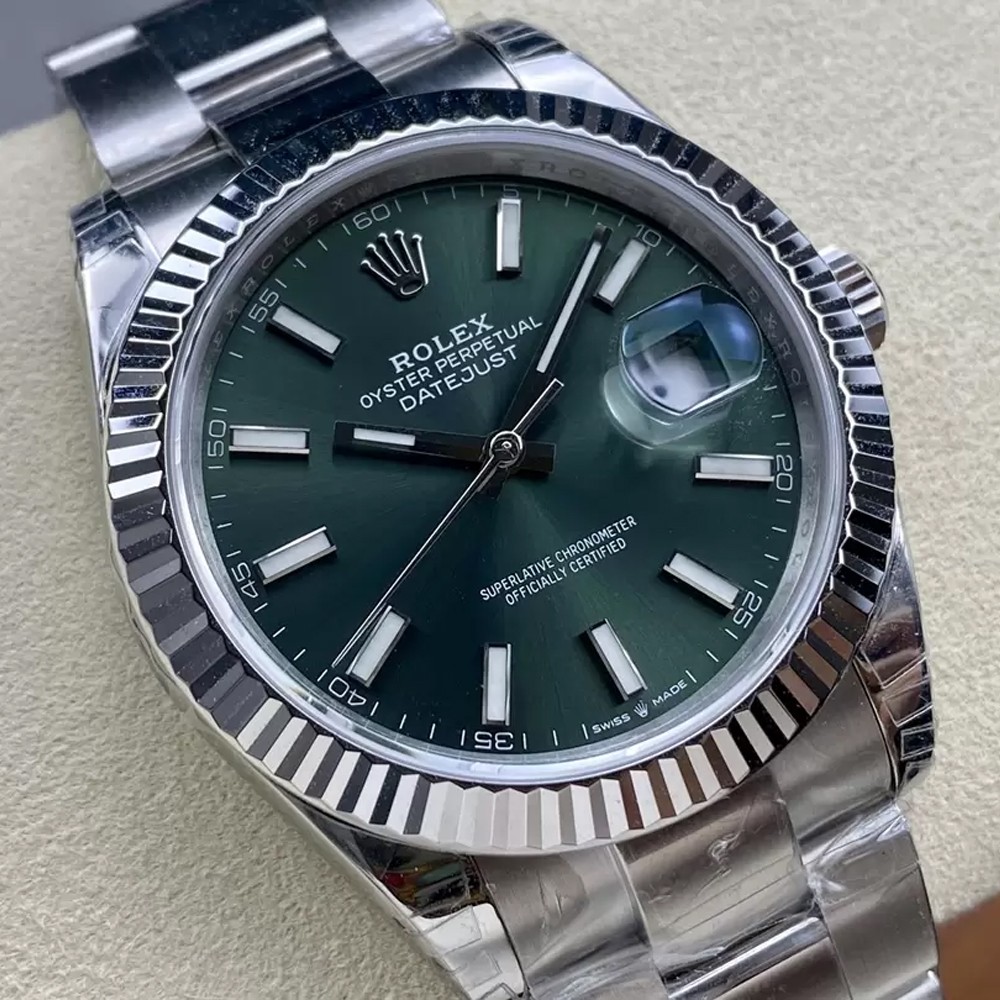 VS공장 롤렉스 데이저스트 녹판 다이얼 바인덱스 SS 오이스터 41mm 126334