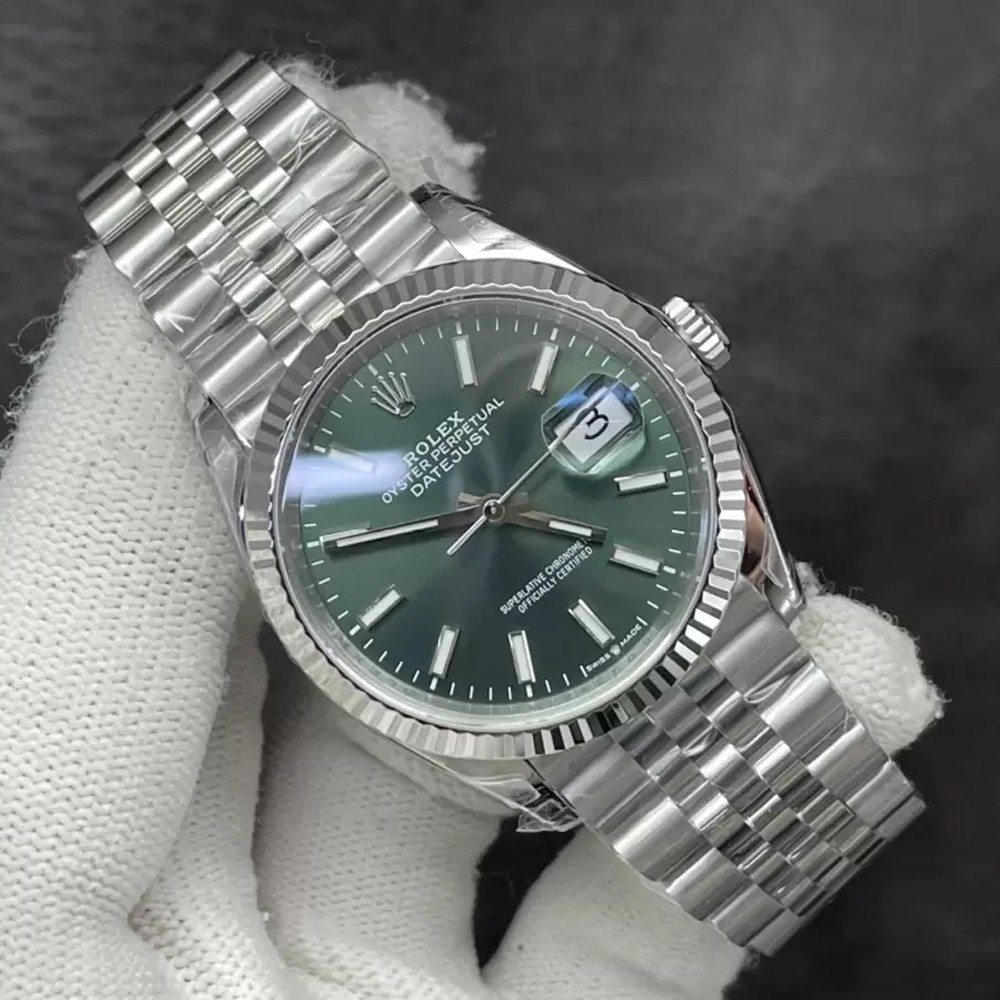 클린공장 롤렉스 데이저스트 그린 다이얼 바인덱스 SS 쥬빌레 36mm 126234
