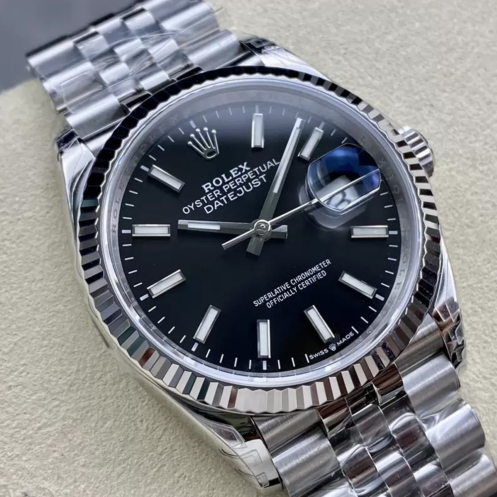 클린공장 롤렉스 데이저스트 검판 다이얼 바인덱스 SS 쥬빌레 36mm 126234