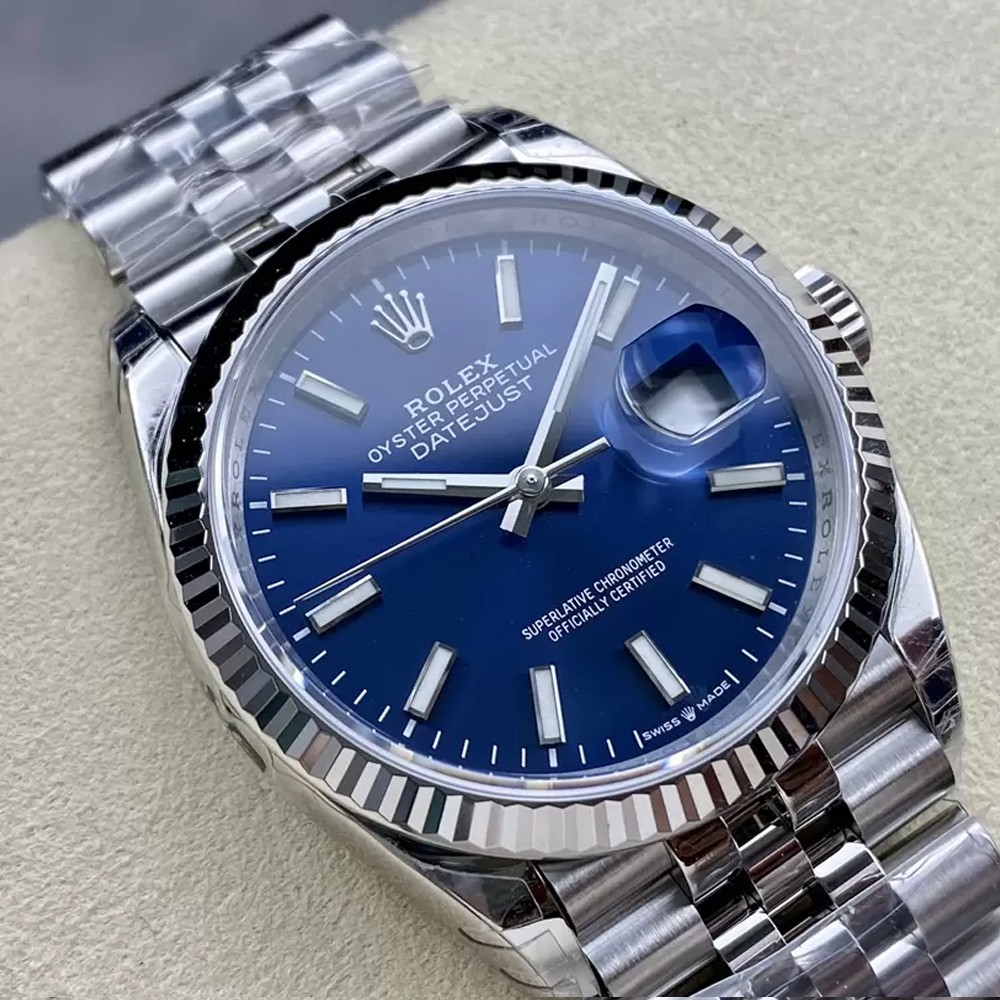 클린공장 롤렉스 데이저스트 청판 다이얼 바인덱스 SS 쥬빌레 36mm 126234