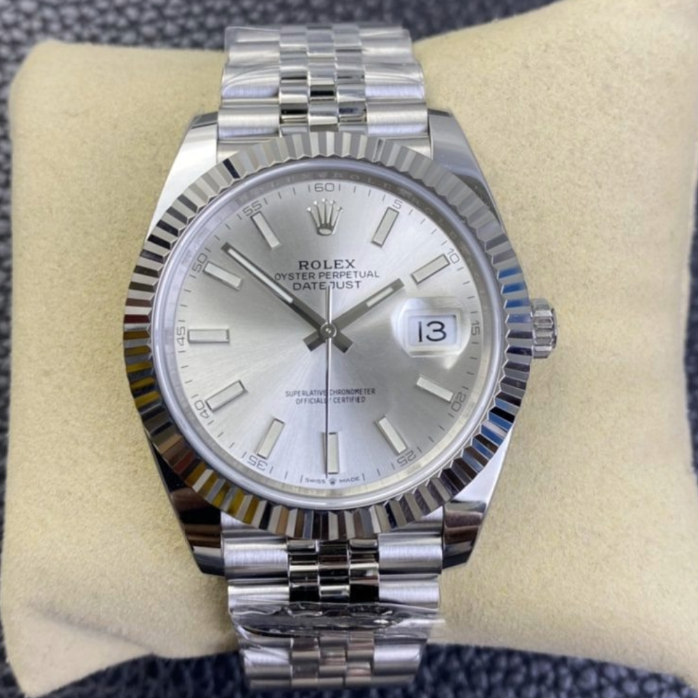 클린공장 롤렉스 데이저스트 실버 다이얼 바인덱스 SS 쥬빌레 41mm 126334