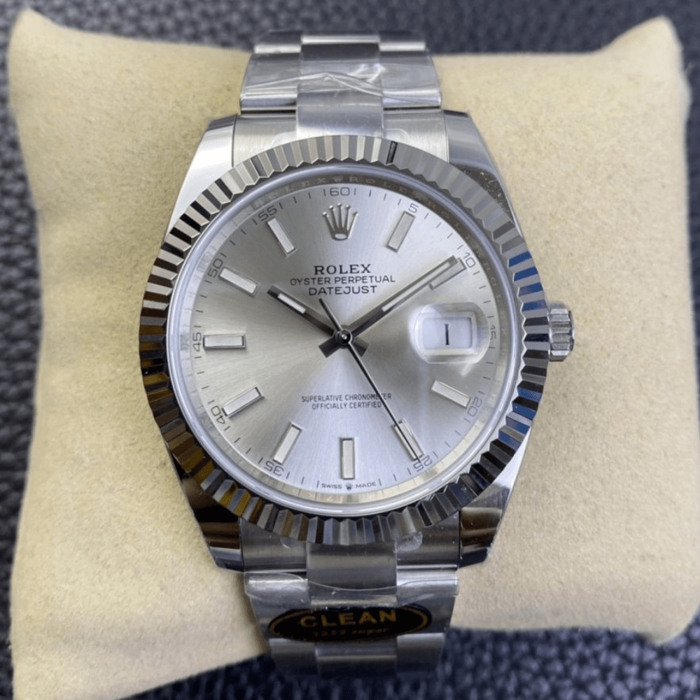 클린공장 롤렉스 데이저스트 실버 다이얼 바인덱스 SS 오이스터 41mm 126334