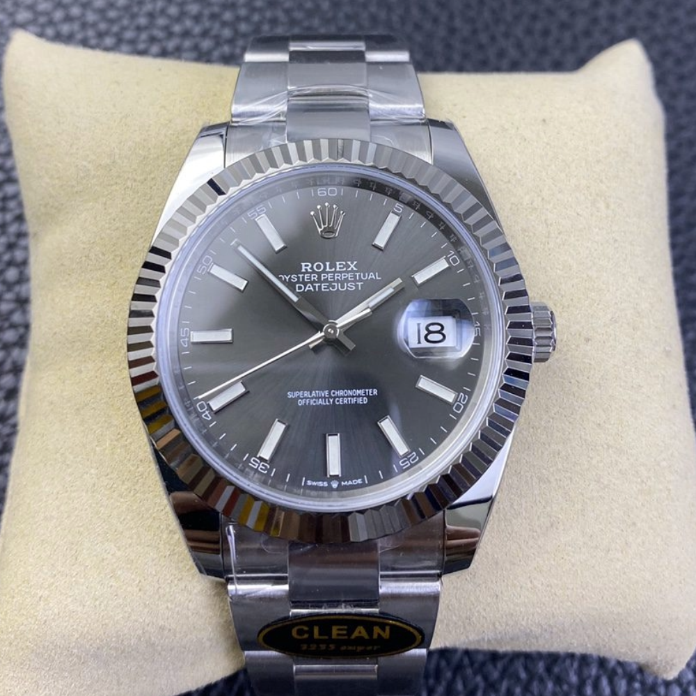 클린공장 롤렉스 데이저스트 다크로듐 다이얼 바인덱스 오이스터 41mm 126334