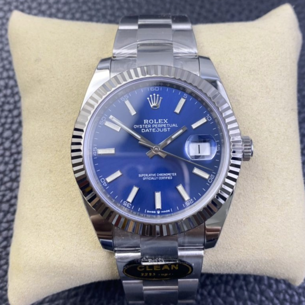 클린공장 롤렉스 데이저스트 청판 다이얼 바인덱스 오이스터 41mm 126334