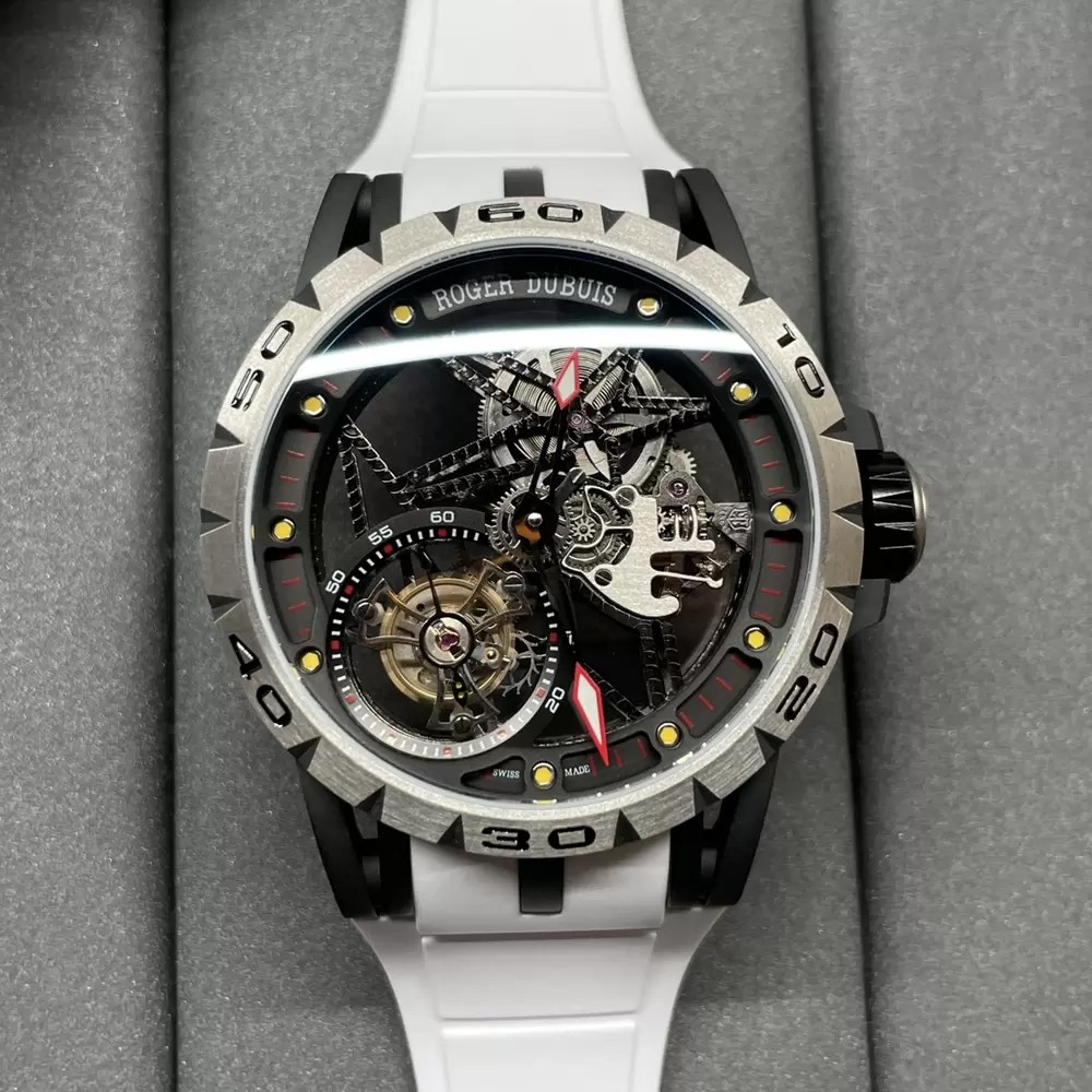 BBR공장 로저드뷔 엑스칼리버 스파이더 투르비옹 티타늄 V4버전 45mm RDDBEX0549