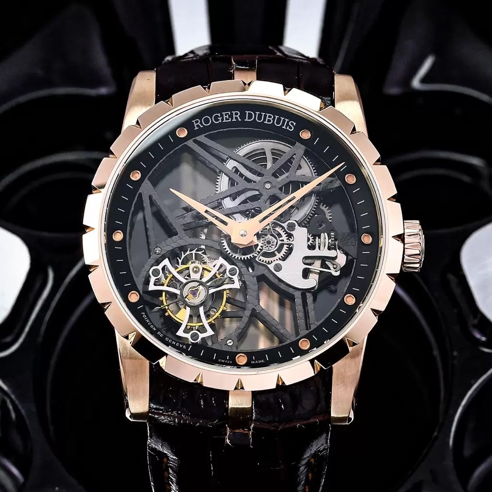 BBR공장 로저드뷔 엑스칼리버 스파이더 투르비옹 로즈골드 45mm V4버전 RDDBEX0392