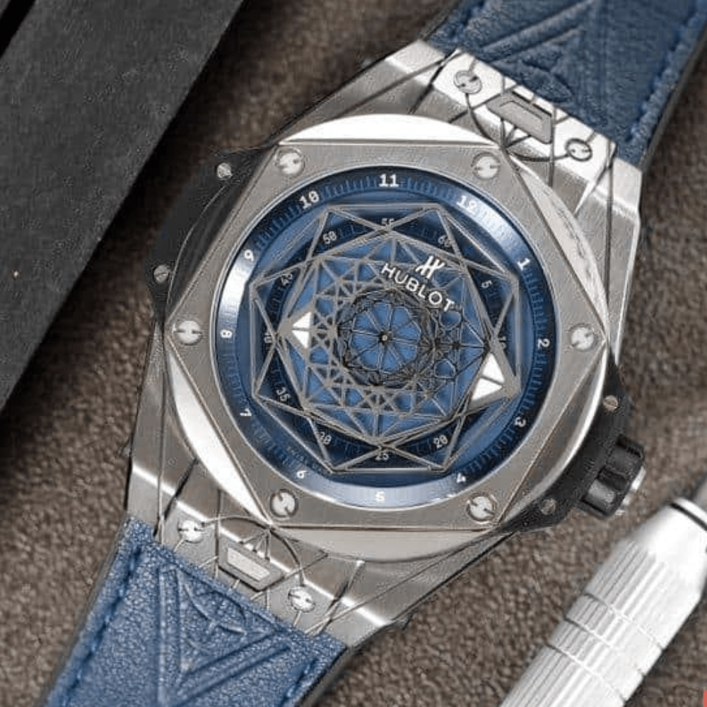 위블로 빅뱅 유니코 상 블루 티타늄 블루 45mm 415.NX.1112.VR.MXM16