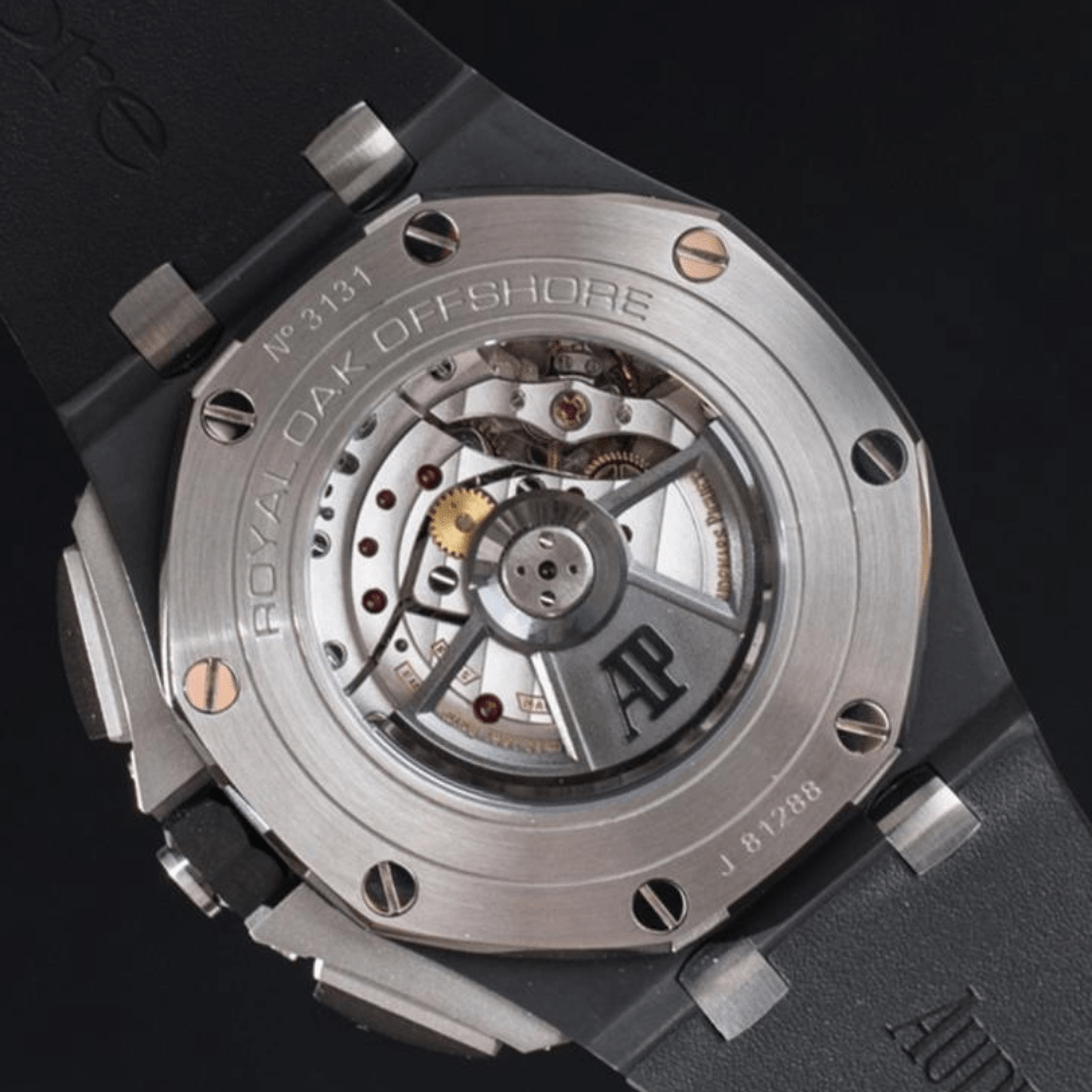 APF공장 오데마피게 로얄오크 오프쇼어 크로노그래프 블랙 다이얼 세라믹 블랙 러버스트랩 44mm 26405CE