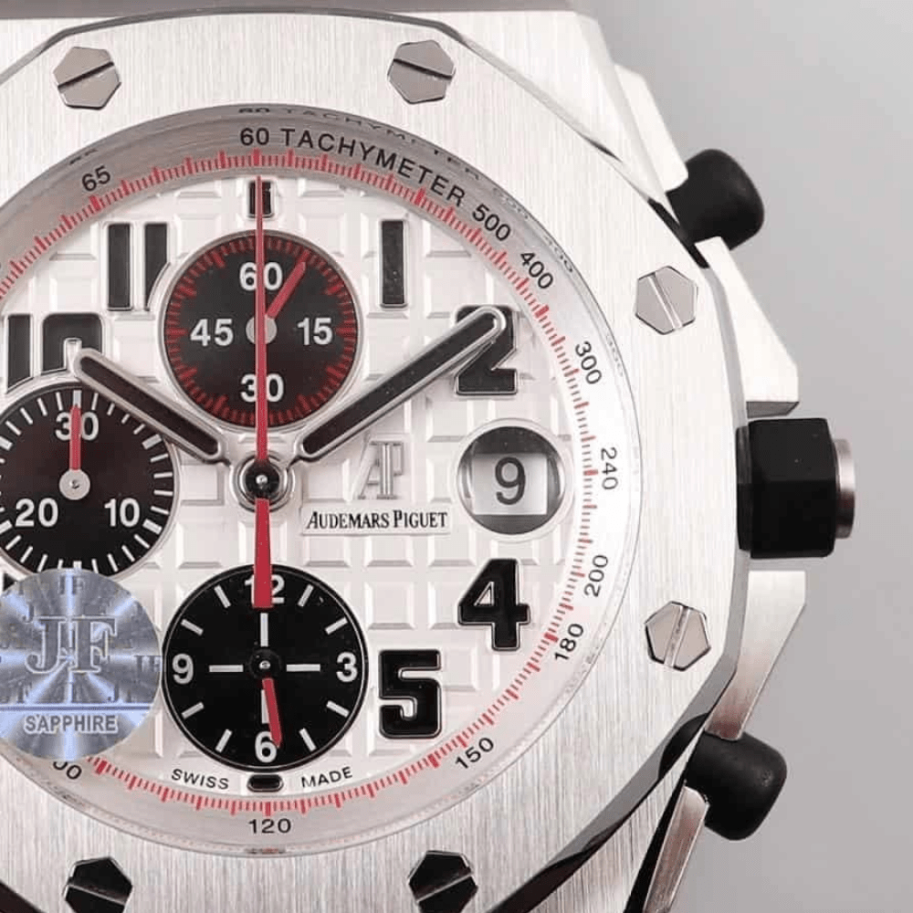 JF공장 오데마피게 로얄오크 오프쇼어 울티멧 에디션 화이트 다이얼 스틸 SS 브레이슬릿 V2 42mm 26170ST