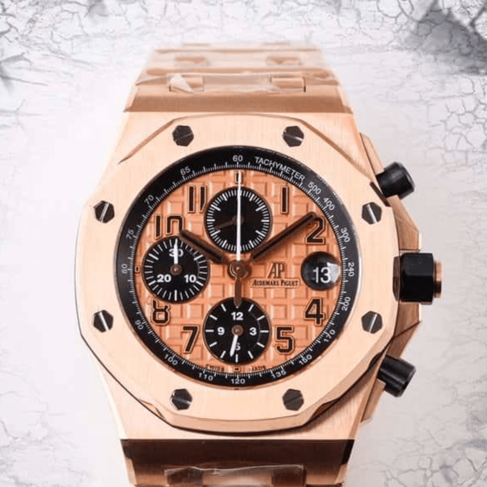 오데마피게 로얄오크 오프쇼어 로즈골드 다이얼 RG 금통 42mm 26470OR