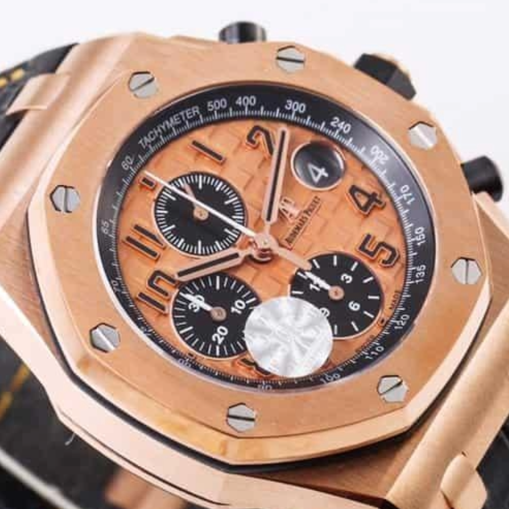 JF공장 오데마피게 로얄오크 오프쇼어 로즈골드 다이얼 RG 가죽 스트랩 42mm 26470OR