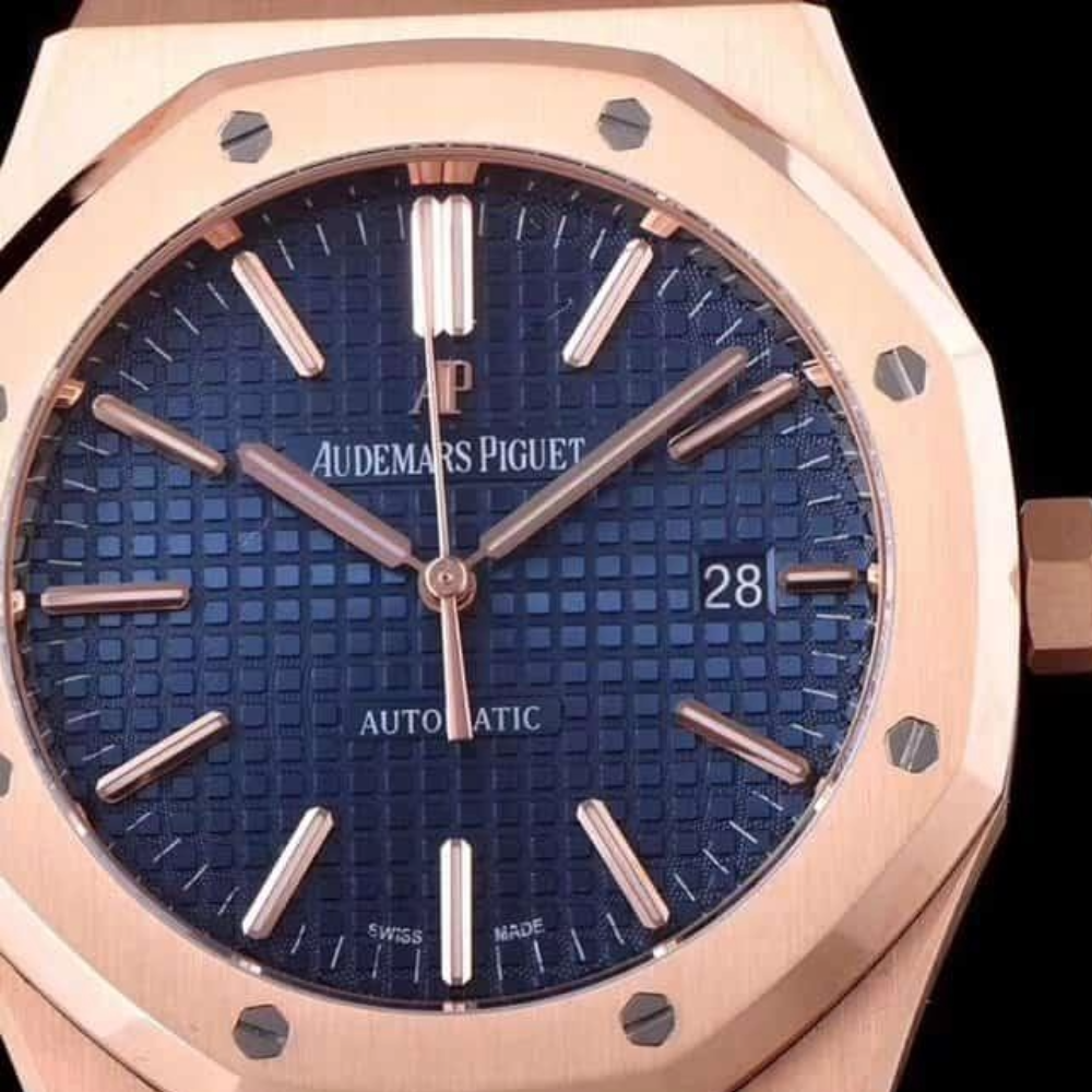 JF공장 오데마피게 로얄오크 블루 다이얼 로즈골드 금통 V5 41mm 15400OR