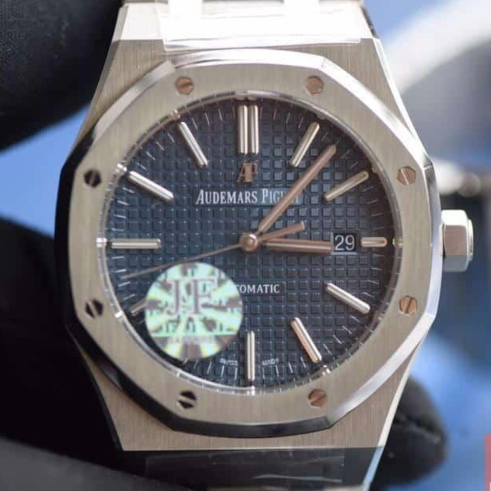 오데마피게 로얄오크 블루 다이얼 스틸 SS 브레이슬릿 V5 41mm 15400ST