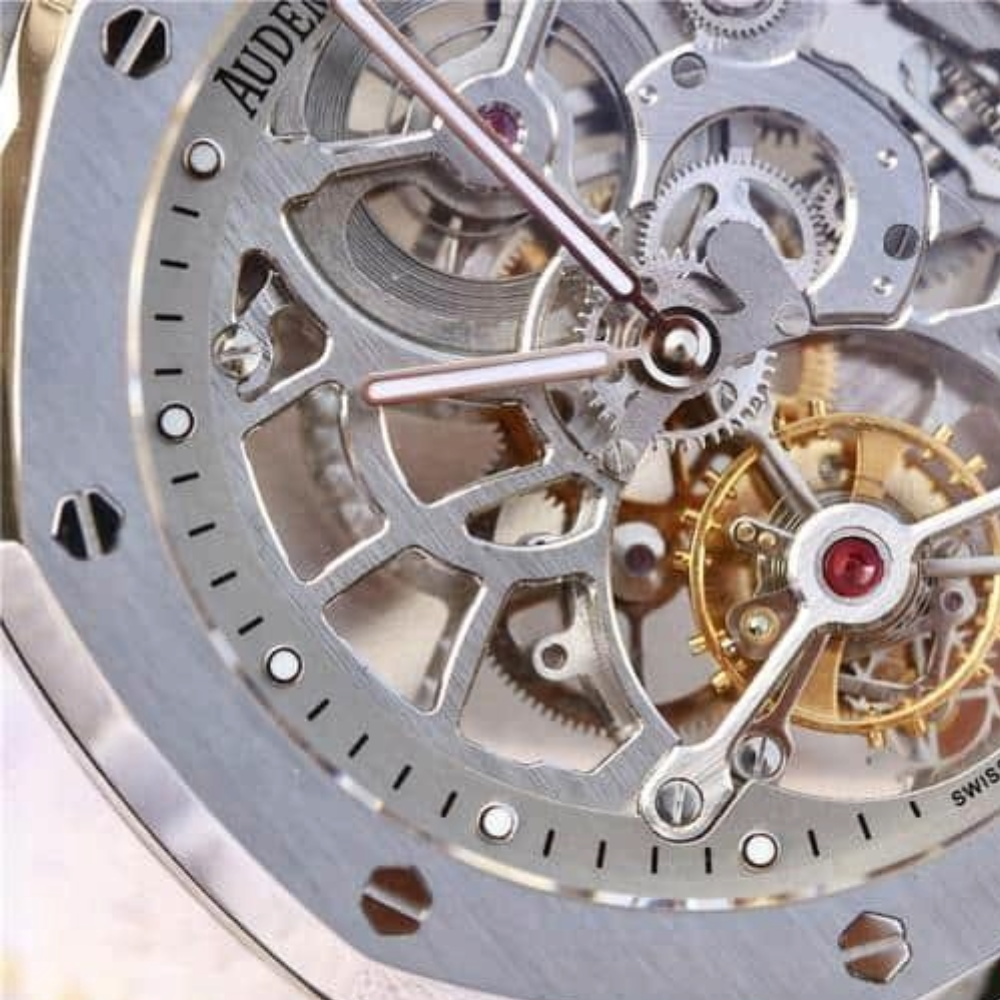 APF공장 오데마피게 로얄오크 Extra-Plate 스켈레톤 투르비옹 스틸 SS 브레이슬릿 V2 41mm 26518