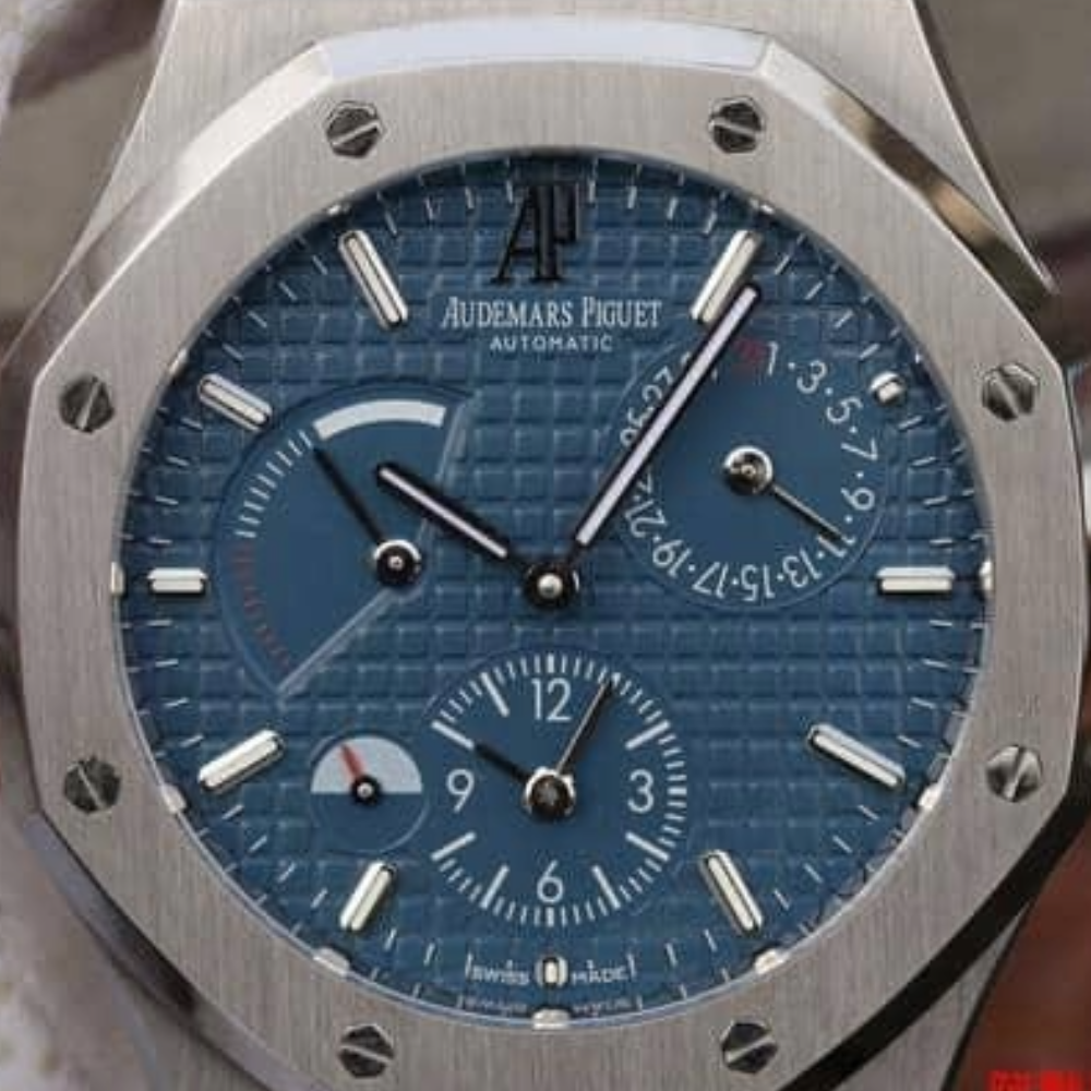 TWA공장 오데마피게 로얄오크 블루 텍스처 다이얼 스틸 SS 브레이슬릿 41mm 26120