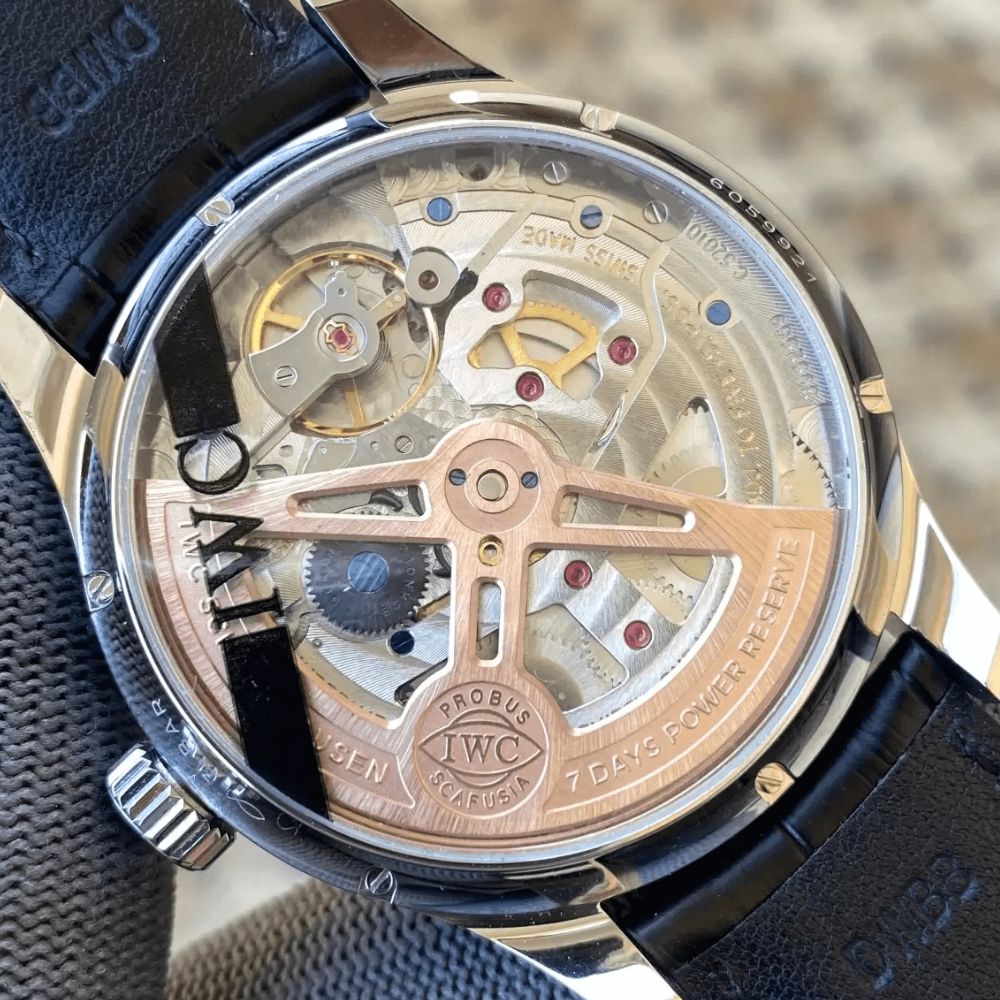 APS공장 IWC 포르투기저 퍼페츄얼 캘린더 화이트골드 화이트 다이얼 44mm IW503406