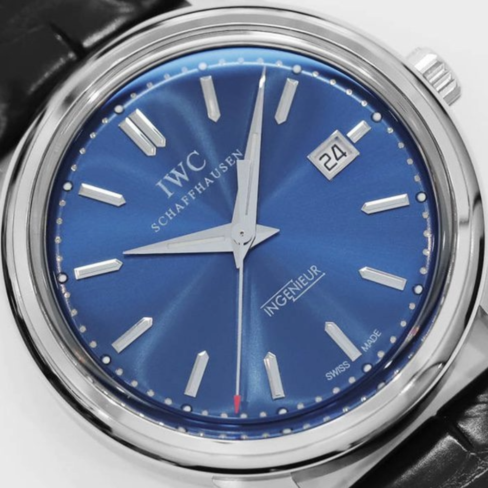 IWS공장 IWC 엔지니어 로렌스 스포츠 자선 재단 에디션 스틸 블루 다이얼 레더 스트랩 42.5mm IW323310