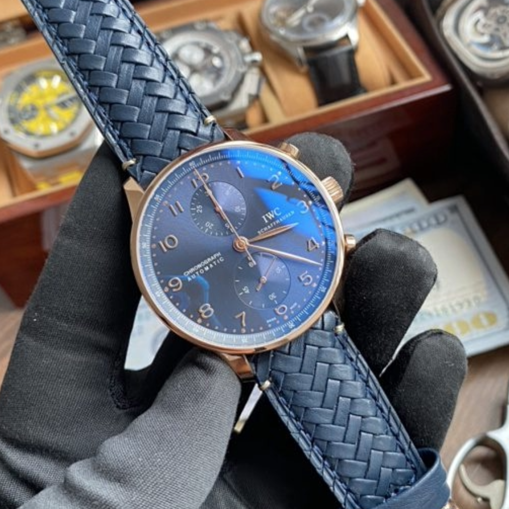 YL공장 IWC 포르투기저 크로노그래프 부티크 에디션 포멀 스트랩 41mm IW371614