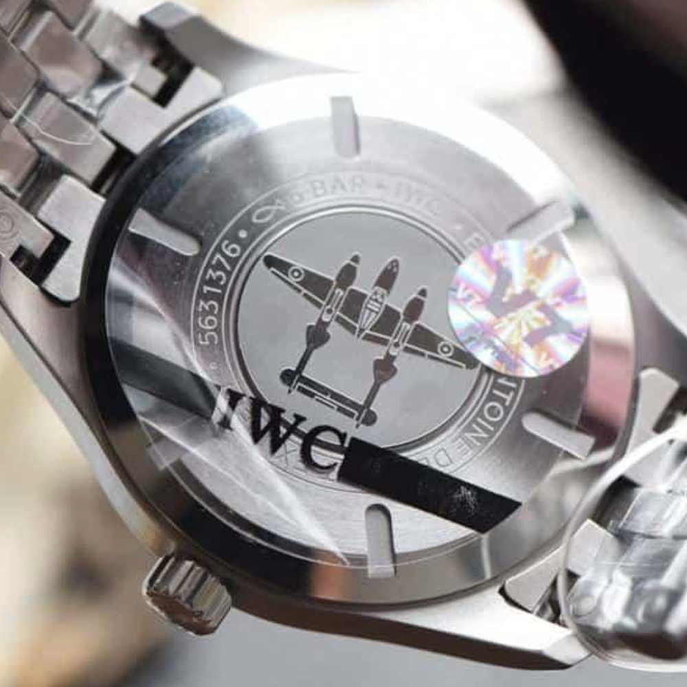 V7공장 IWC 파일럿 마크 18 블랙 다이얼 SS 브레이슬릿 40mm IW327003