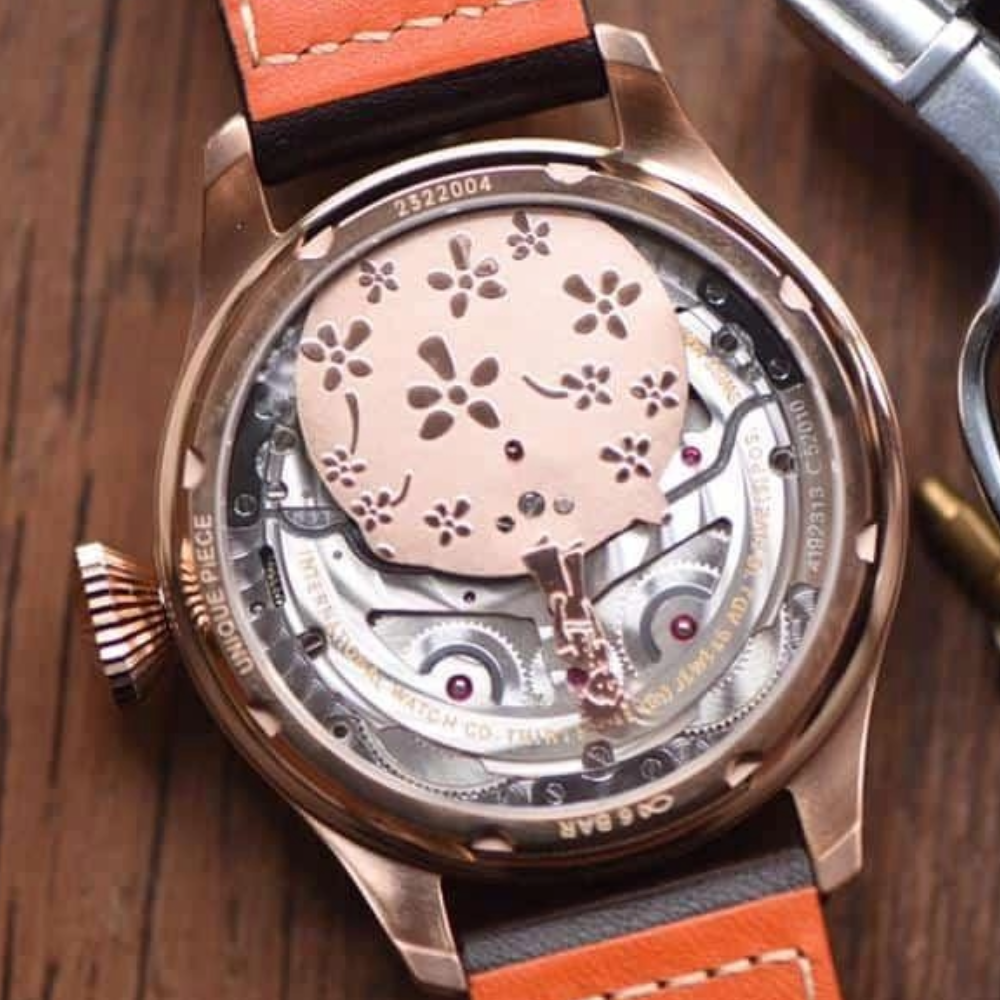 YL공장 IWC 빅 파일럿 애뉴얼 캘린더 어린왕자 에디션 브라운 다이얼 레더 스트랩 46mm IW502706