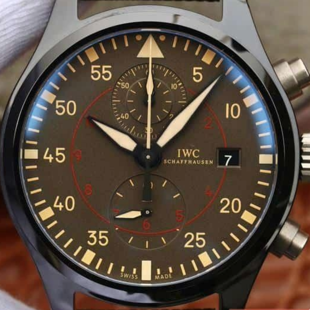ZF공장 IWC 파일럿 탑건 크로노그래프 미라마 44mm IW389002