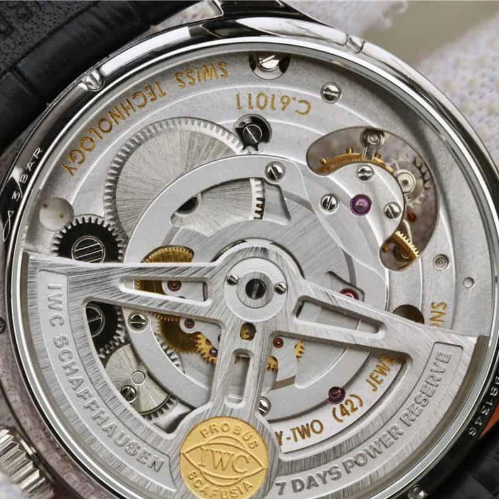 ZF공장 IWC 포르투기저 투르비옹 레이싱그레이 다이얼 레더 스트랩 44mm IW5463