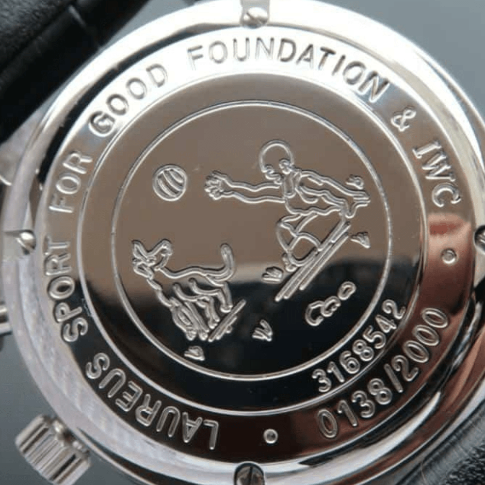 ZF공장 IWC 포르투갈 한정판 슈퍼 울트라씬 포르투기저 크로노그래프 스틸 블루 다이얼 레더 스트랩 40.9mm IW371432