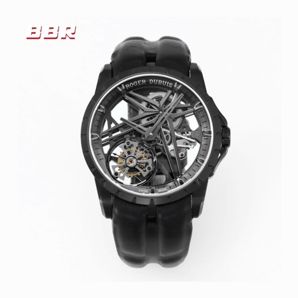 BBR공장 로저드뷔 엑스칼리버 싱글 플라잉 투르비옹 블랙 42mm RDDBEX0889