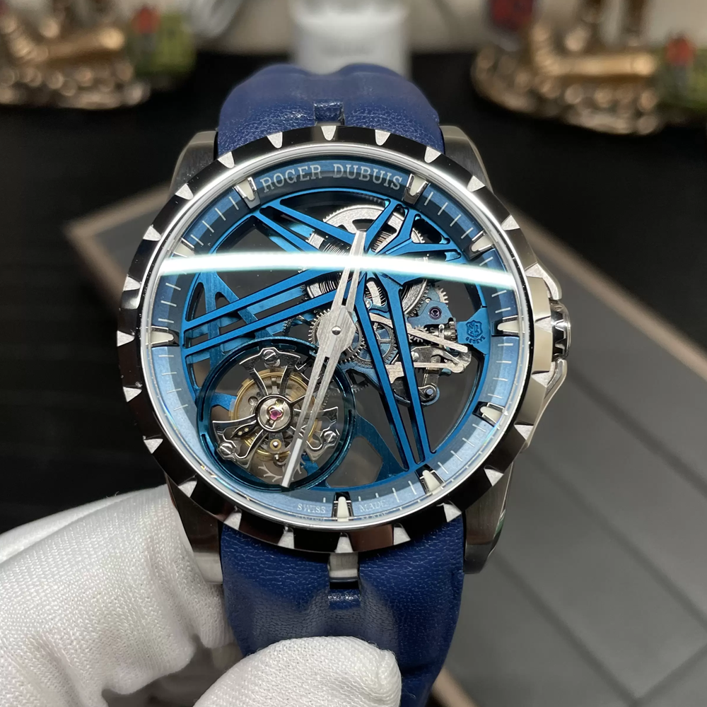 BBR공장 로저드뷔 엑스칼리버 싱글 플라잉 투르비옹 블루 42mm RDDBEX0838