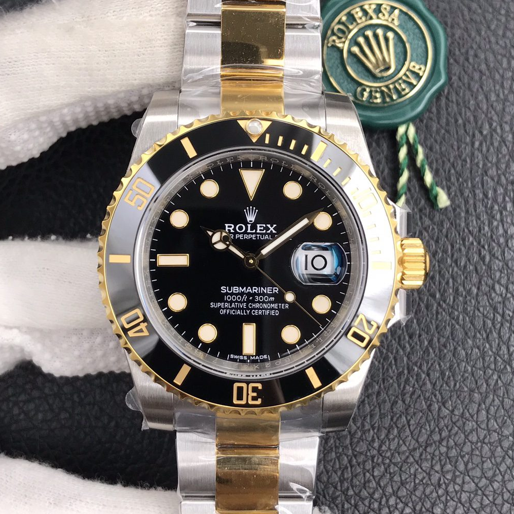 VS공장 롤렉스 서브마리너 검판 콤비 40mm 116613 LN