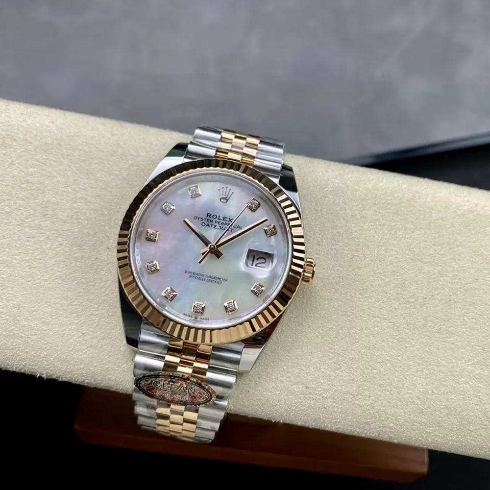클린공장 롤렉스 데이저스트 MOP 다이얼 10P 다이아 YG 콤비 41mm 126333