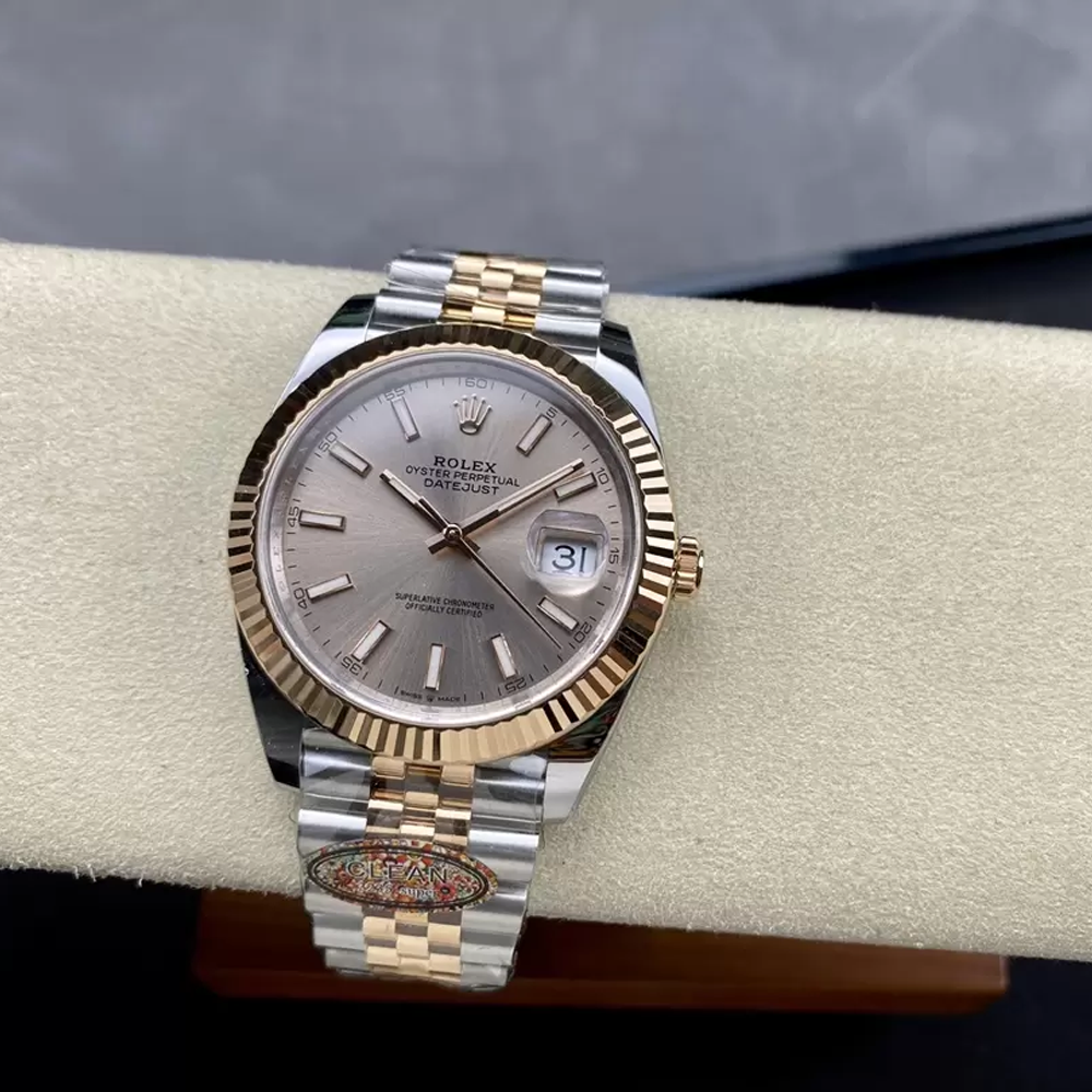 클린공장 롤렉스 데이저스트 샴페인 다이얼 바인덱스 RG 콤비 쥬빌레 41mm 126331