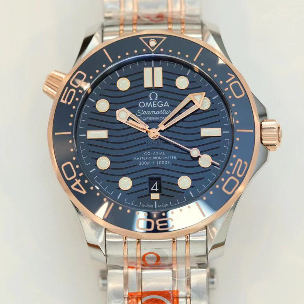 OR공장 오메가 씨마스터 시리즈 청판 로골 콤비 210.20.42.20.03.002