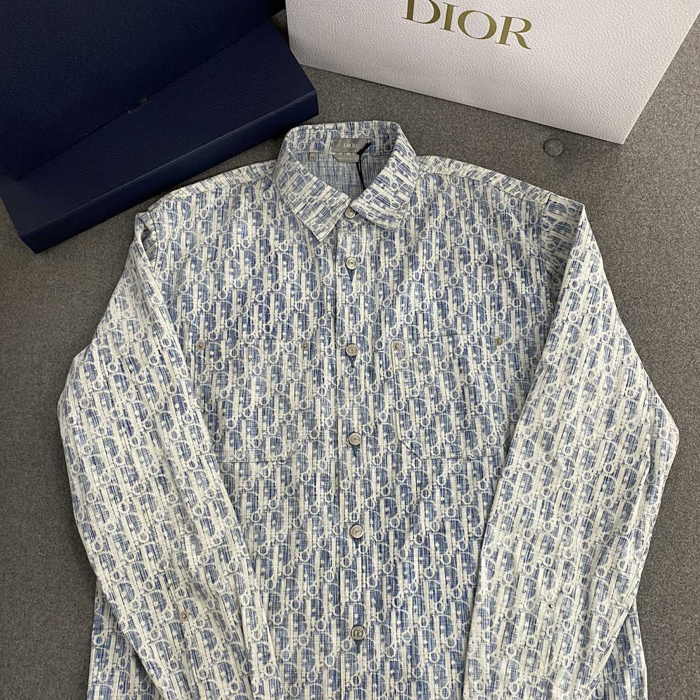 디올 24SS 오블리크 자카드 셔츠 자켓