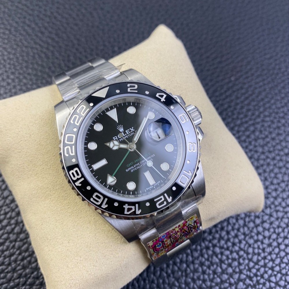 클린공장 롤렉스 GMT 마스터2 검판 오이스터 브레이슬릿 40mm 116710LN