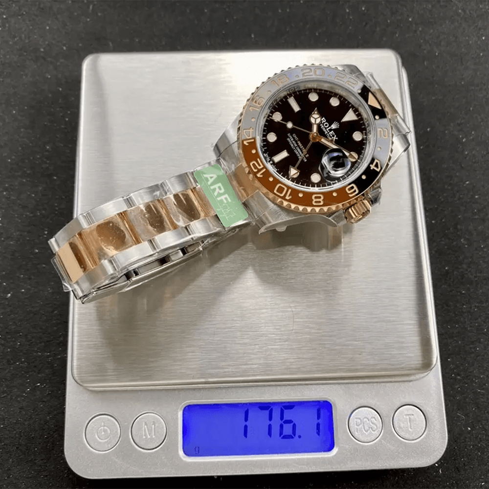 ARF공장 롤렉스 GMT 마스터2 루트비어 RG 콤비 오이스터 브레이슬릿 40mm 126711 CHNR