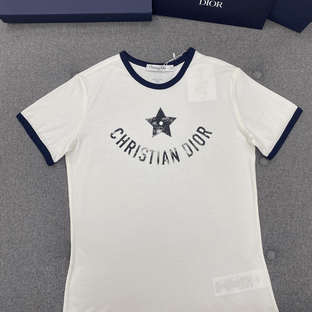 디올 24SS 아이코닉 프린팅 반팔 티셔츠