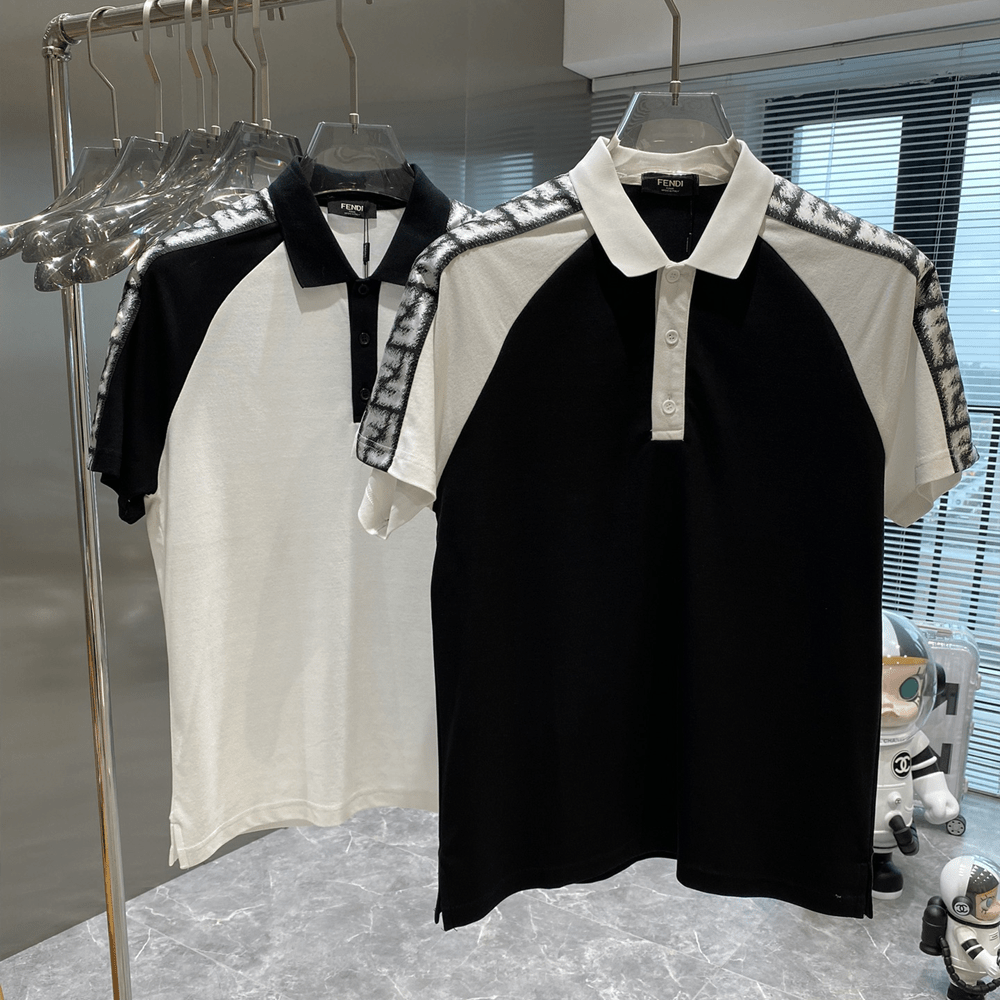 펜디 24SS 숄더 프린팅 반팔 폴로 티셔츠