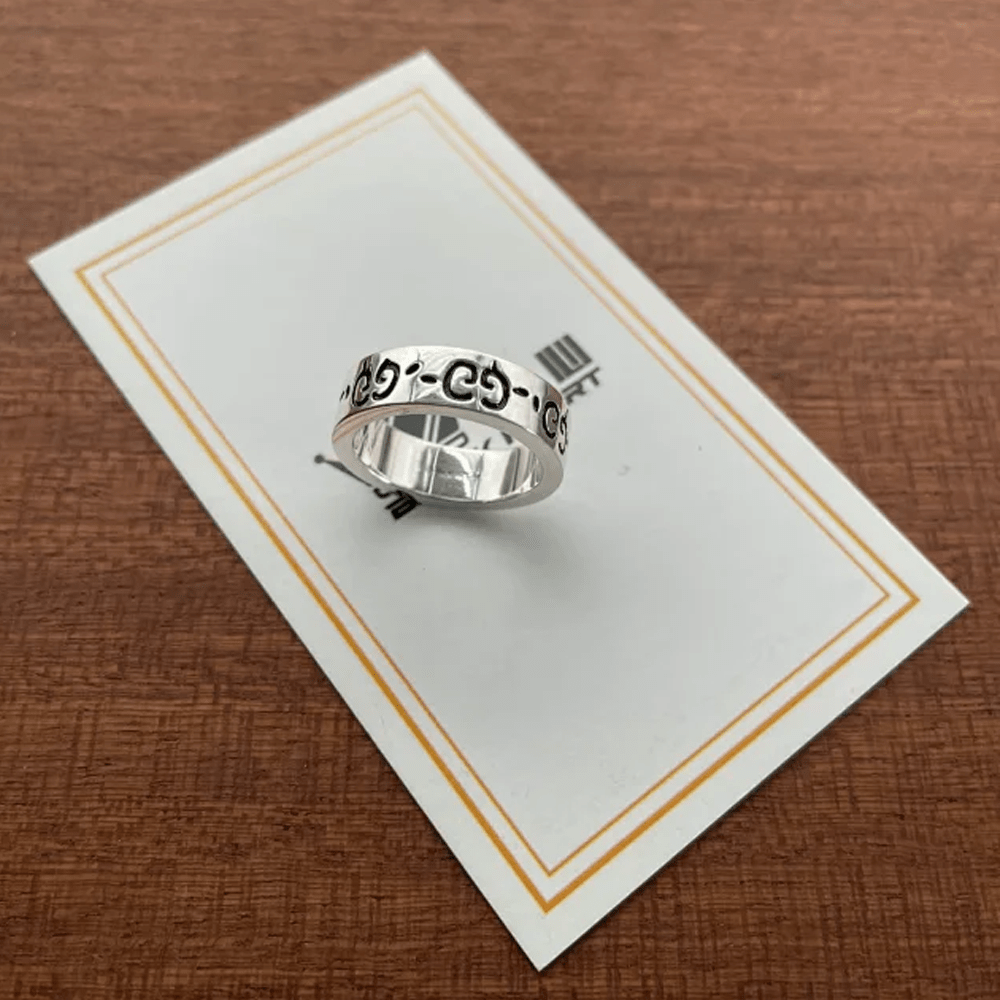 크롬하츠 십자가 팬던트 못 반지